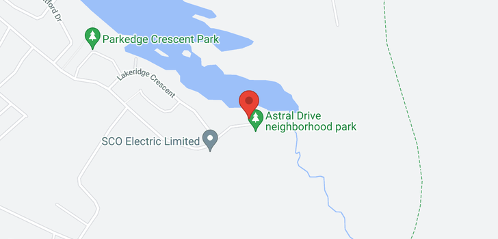 map of Lot 36 624 Astral Drive